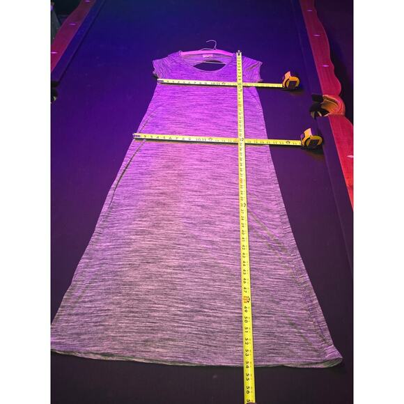 Thyme & Honey Womens Solid Cotton Round Neck Short Sleeve Long Maxi Dress Size S - Picture 12 of 13